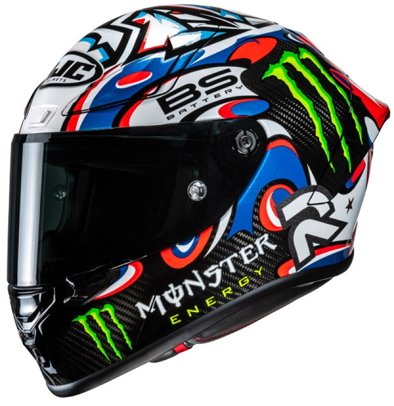 HJC RPHA 1 v2 FIM2 Carbon Le Mans III Quartararo helmet, size L Manufacturer's catalog number RPHA 1 v2 Le Mans III