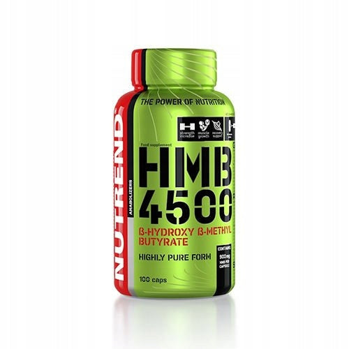 HMB 4500 100caps Muscle Strength Reduction Mass Regeneration NUTREND Expiration date at least six months from the date of purchase