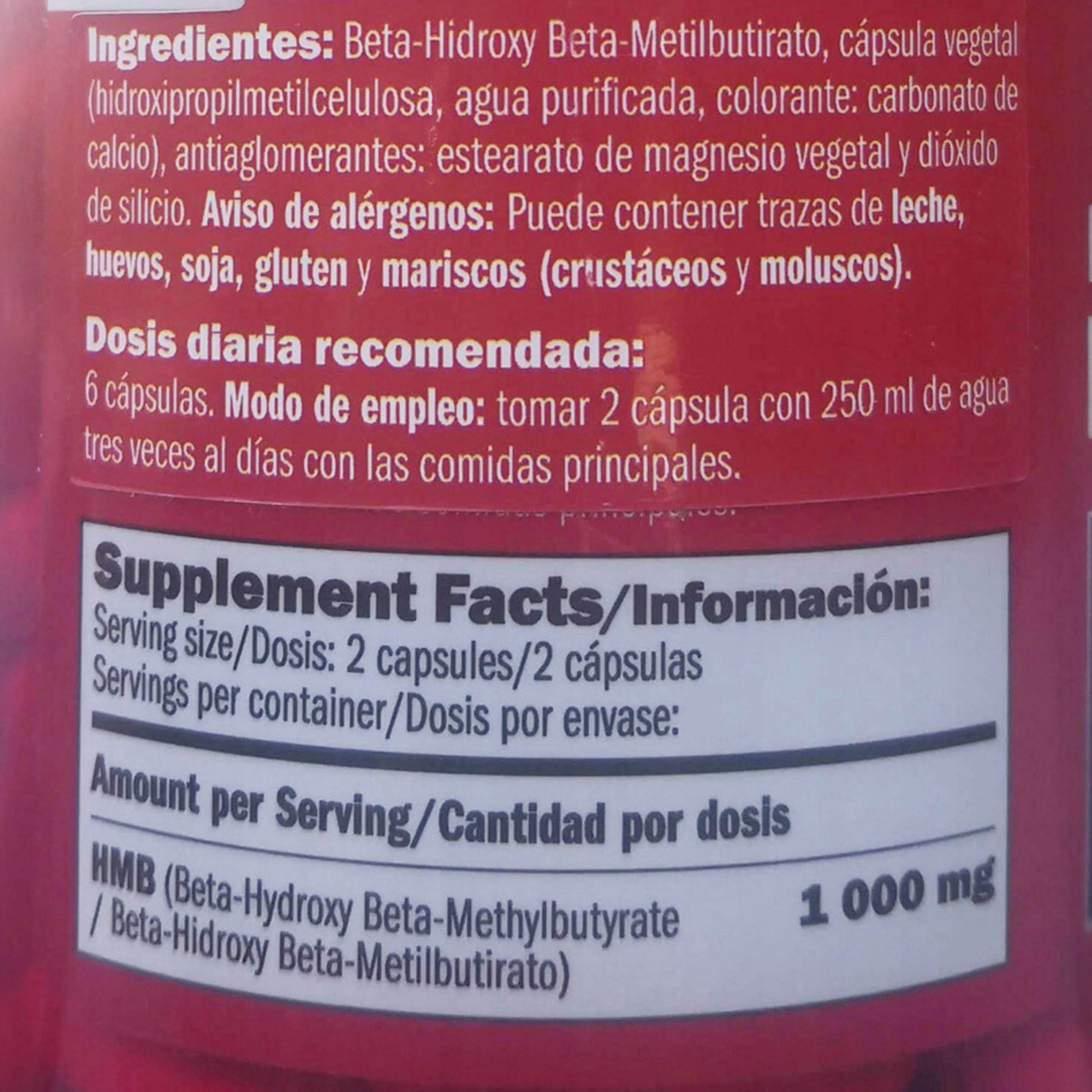 HMB Tablets for Muscle Mass Regeneration after Training 120 capsules Packaging status original