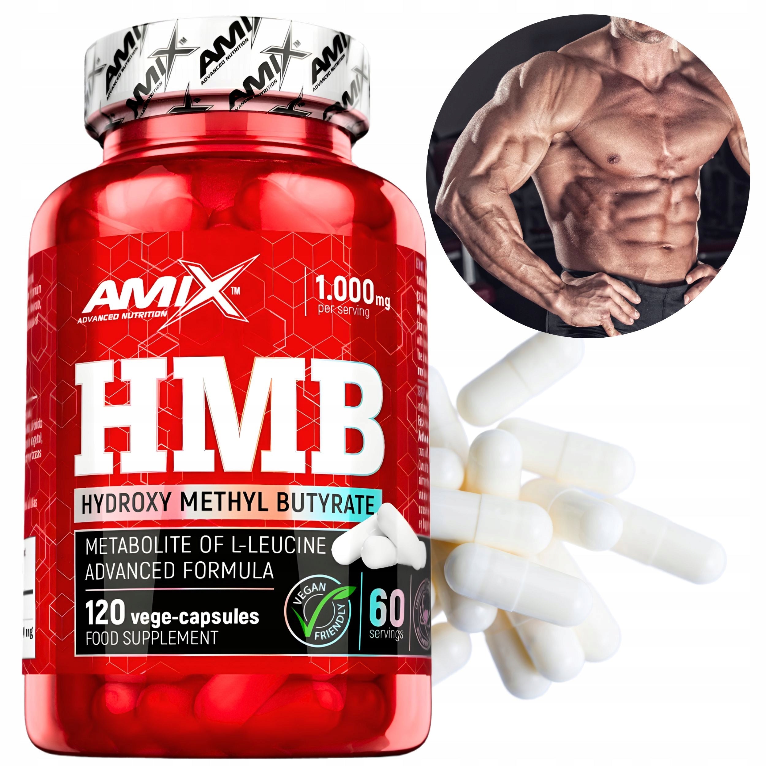 HMB Tablets for Muscle Mass Regeneration after Training 120 capsules