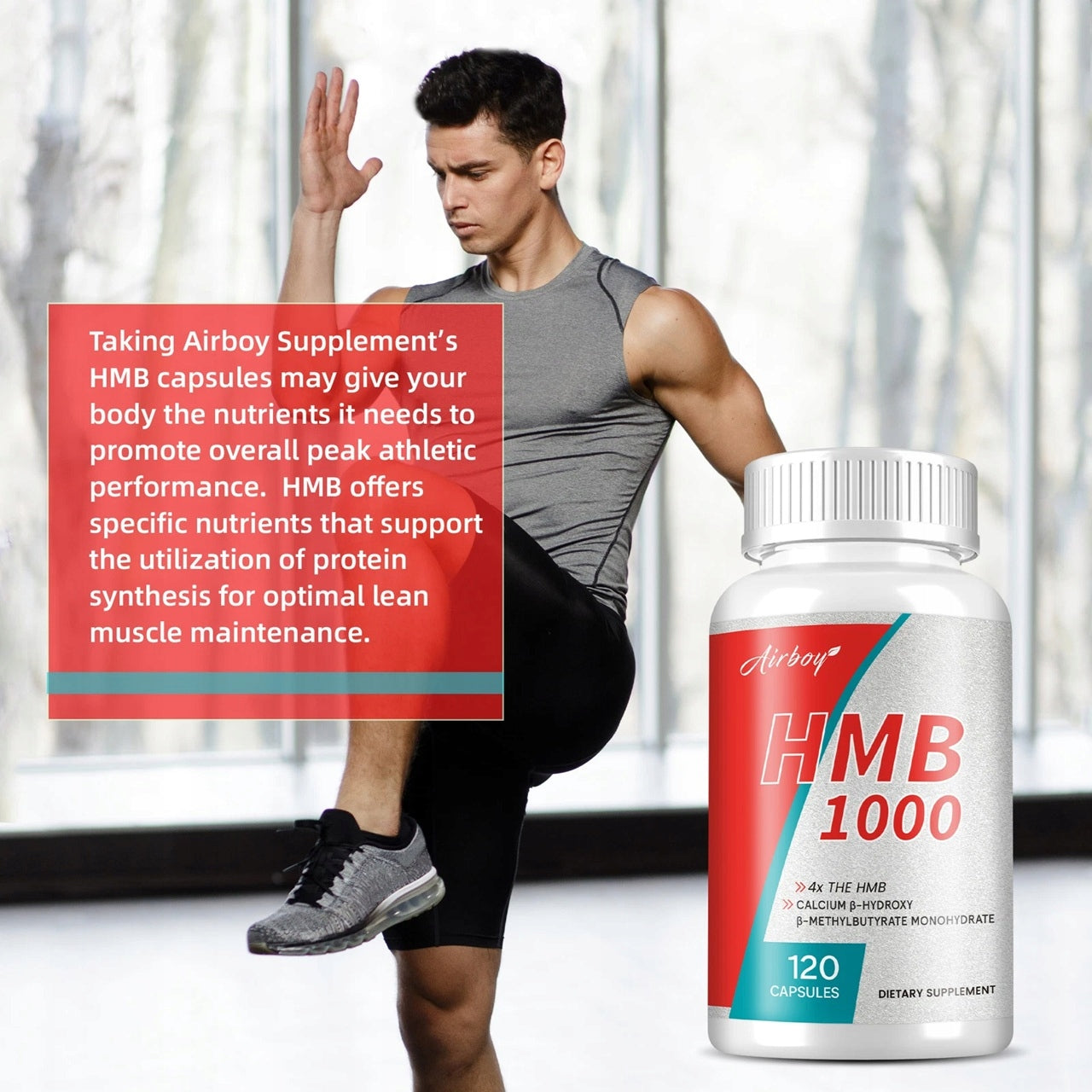 HMB capsules – for pure muscle mass and regeneration, performance, anabo Expiration date at least 1 year from the date of purchase