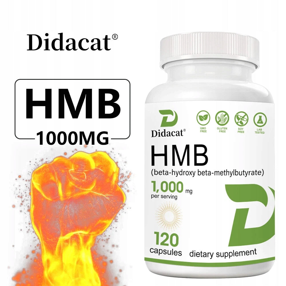 HMB supplement in 1000 mg capsules – for muscle growth and regeneration (metabo Packaging status original