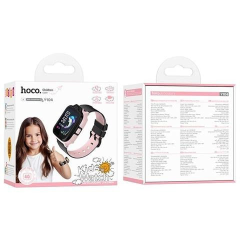 HOCO Smartwatch for children 1,69" 4G GPS with talk function Y104 pink Brand Hoco