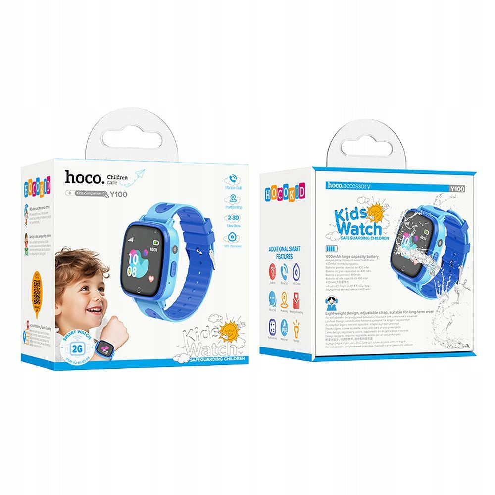 HOCO smartwatch for children with talk function Y100 blue Brand Hoco