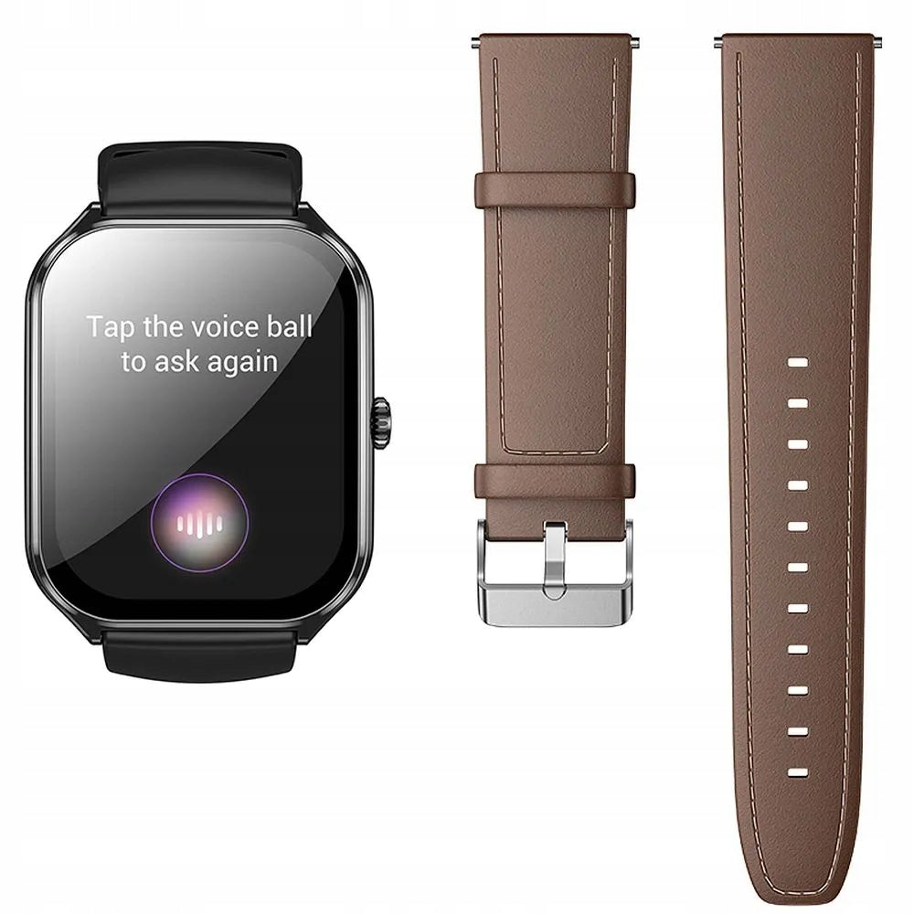 HOCO smartwatch with call function AMOLED Y28 black Packaging status original