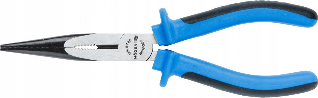 HOEGERT STRAIGHT ELONGATED PLIERS 200 MM CrV Brand Hoegert Technik