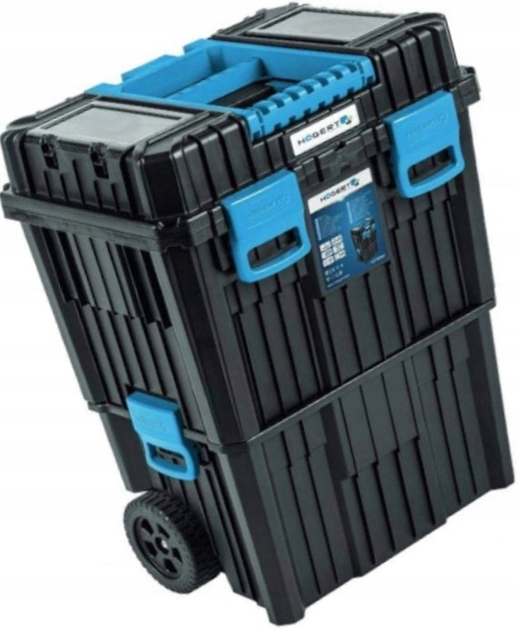 HOEGERT TOOL BOX MODULAR MOBILE TROLLEY ON WHEELS