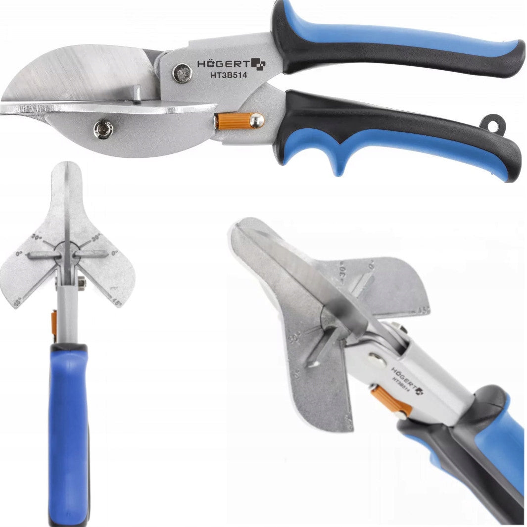 HOGERT ANGLE SHEARS FOR ANGULAR CUTTING OF SLAT PROFILES WITH PROTRACTOR