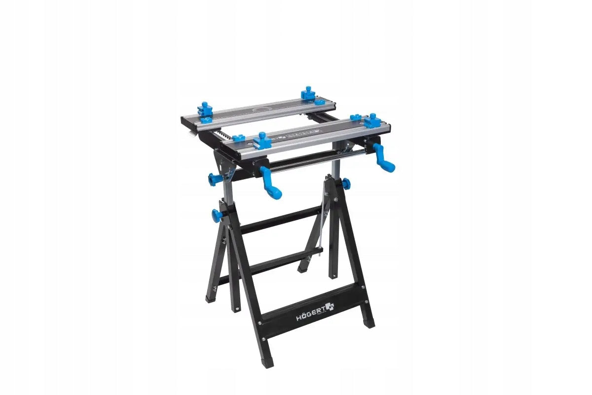 HOGERT Folding workbench, adjustable 600 x 570 x 770-1070mm HT7G542 Manufacturer code HT7G542