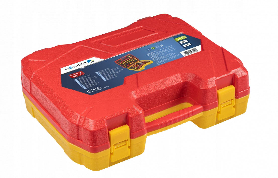 HOGERT HT1E101 INSULATED TOOL SET 1000V 25pcs Brand Hoegert Technik