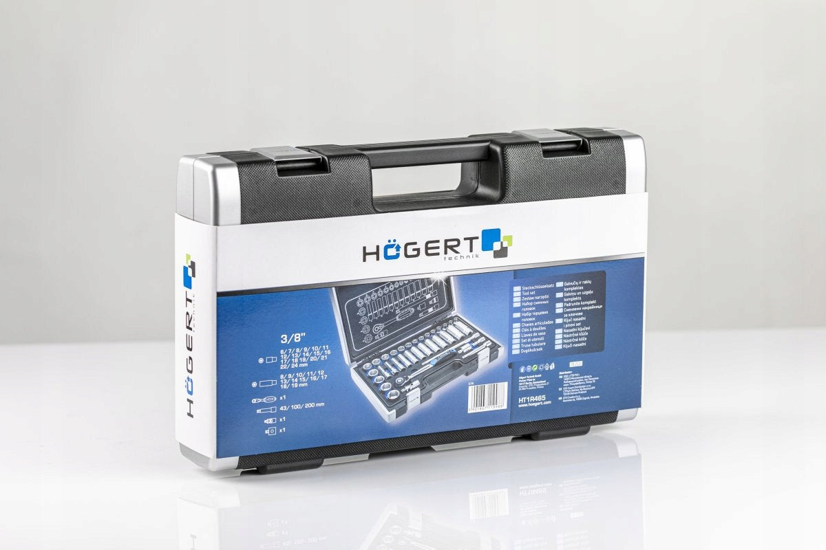 HOGERT HT1R465 SOCKET TOOL SET 36pcs 3/8 Product weight with unit packaging 3.73 kg
