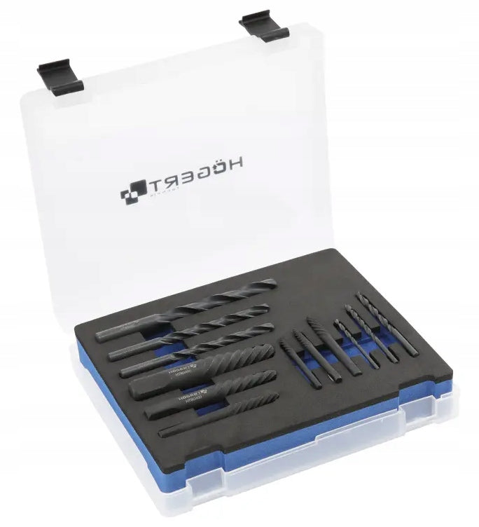 HOGERT Screwdrivers with drill bits 12 pcs HT8G400