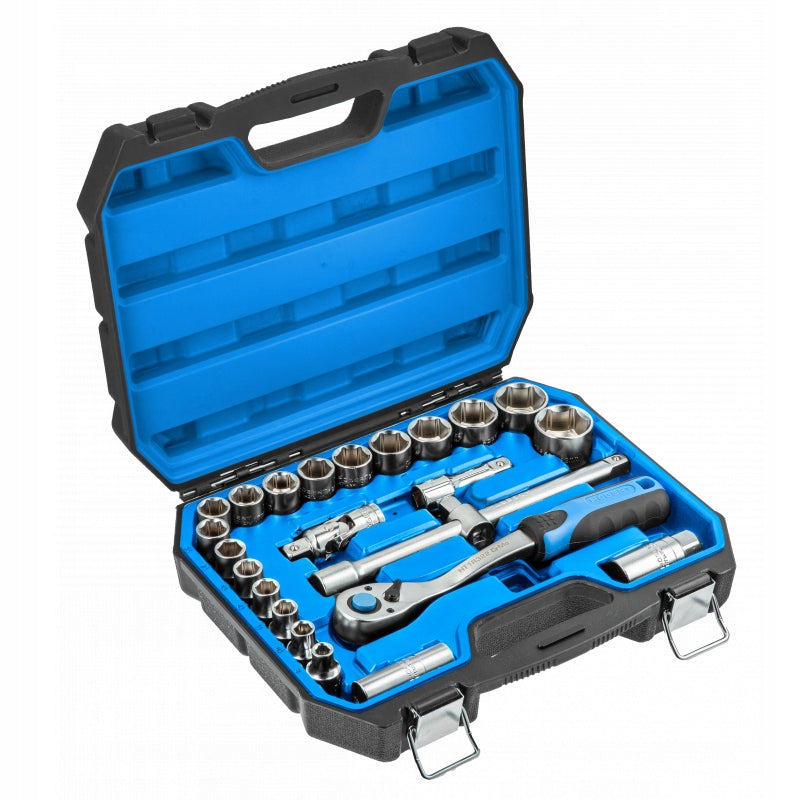 HOGERT Set of 24 tools 1/2 CrV HT1R410 (5902801381195)