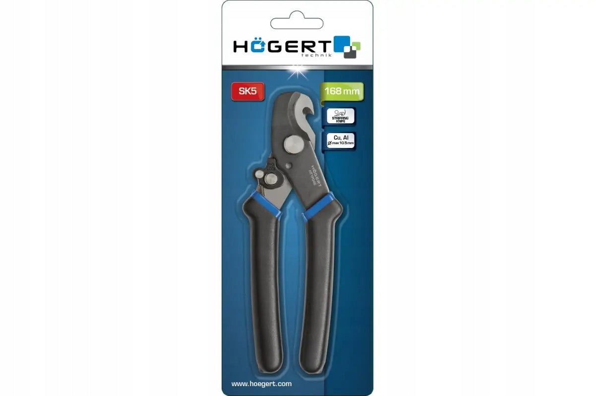 HOGERT Wire cutting pliers 168 mm, SK5 HT1P046 Kind pliers for insulation