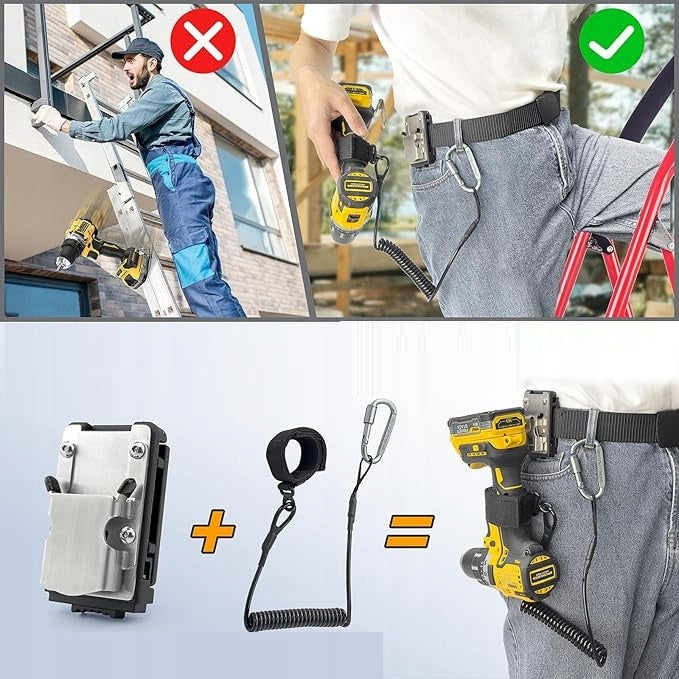 HOLDER HOLSTER BELT FOR SCREWDRIVER TOOL WITH ROPE STRAP DIY Number of pockets 1
