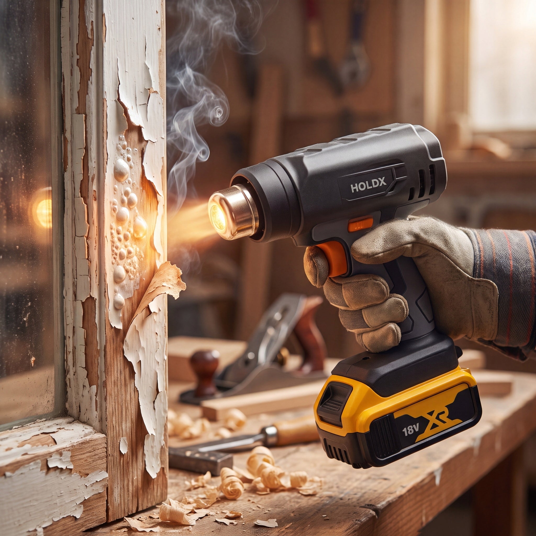 HOLDX CORDLESS HEAT GUN FOR DEWALT 18V XR CORDLESS BATTERY Manufacturer code opalarka do baterii dewalt