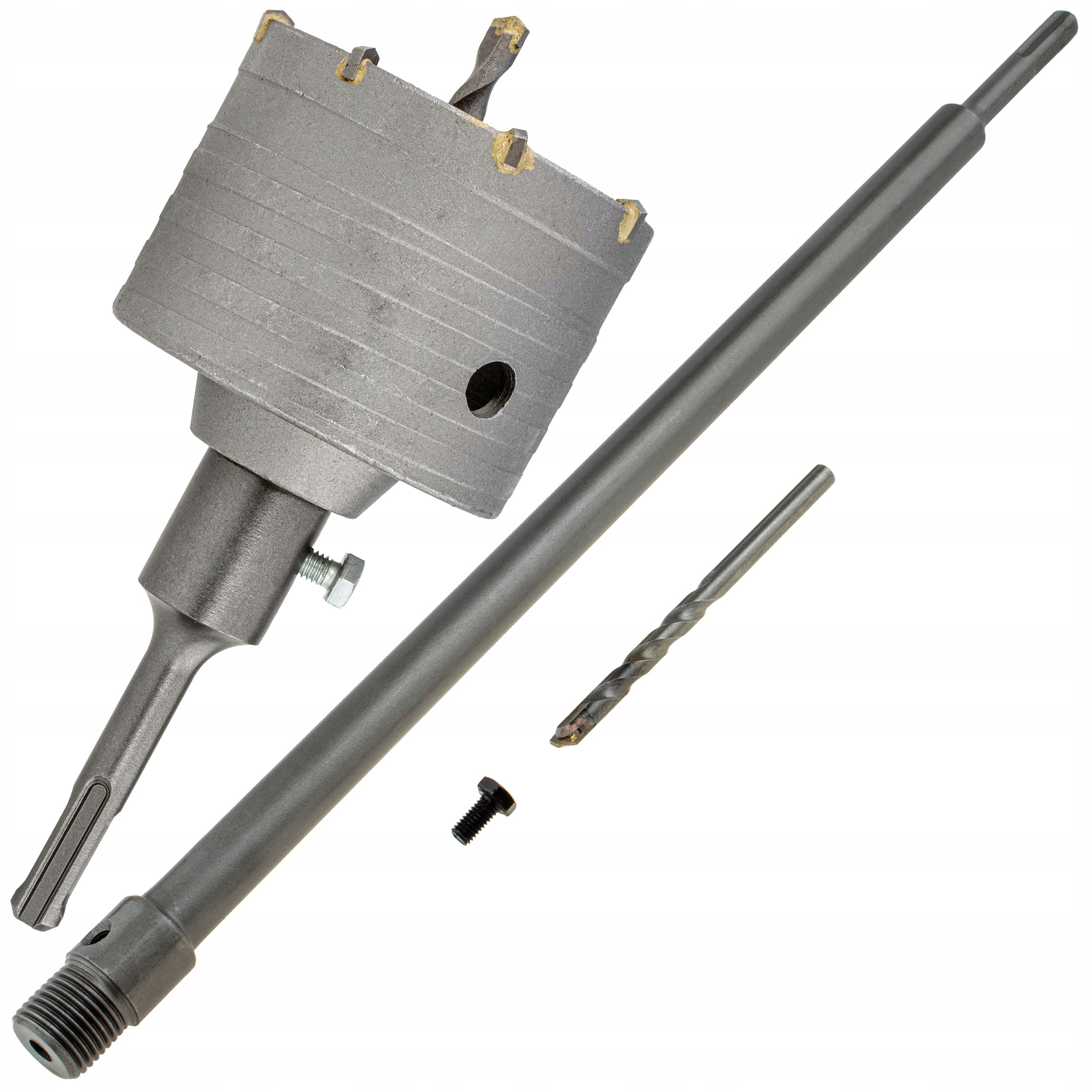 HOLE LACE CONCRETE CUTTER 100mm 2xadapter SDS+ 60cm Manufacturer code Otwornica 100mm + adapter sds plus 600mm