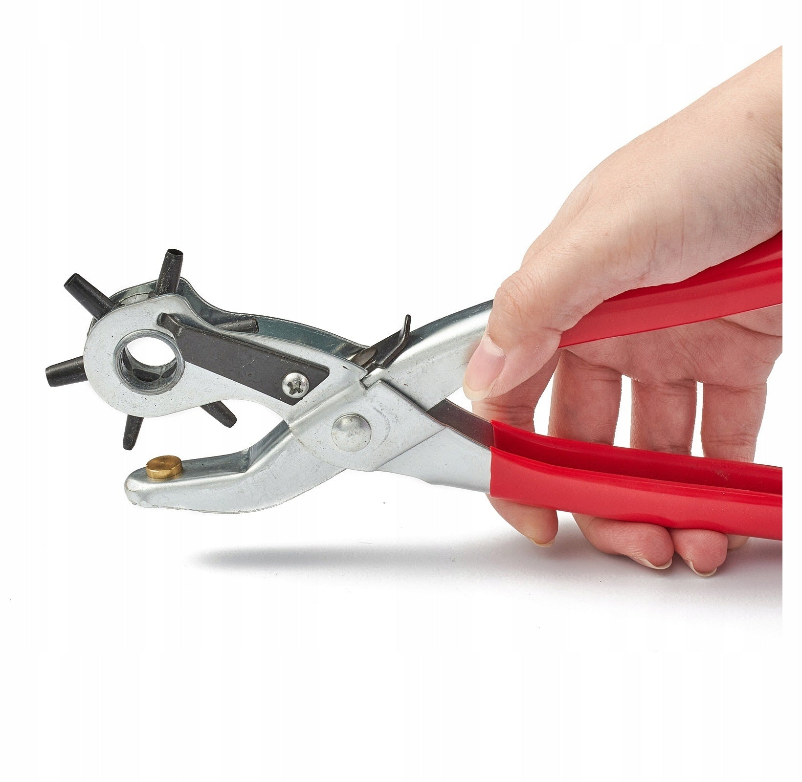 HOLE PUNCH CLAMPS FOR LEATHER STRIPS RUBBER EYELET 2-5mm
