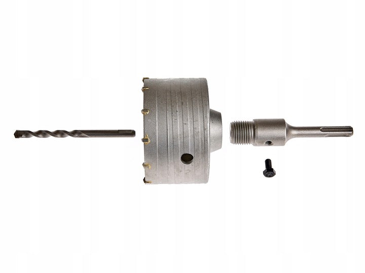 HOLE SAW CONCRETE CUTTER LACE 100 MM WITH GUIDE 110 MM SDS PLUS WIDIA Brand Silver