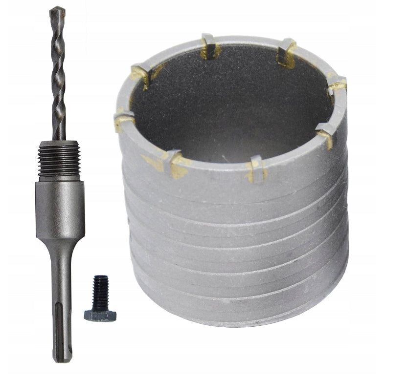 HOLE SAW CUTTER FOR CONCRETE MASONRY LACE UNDER CAN SOCKET 80 mm SDS PLUS Manufacturer code 65847614897