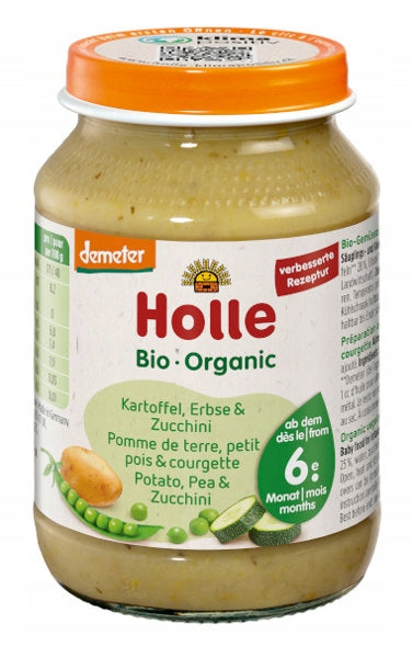 HOLLE BIO Potatoes with Peas and Zucchini