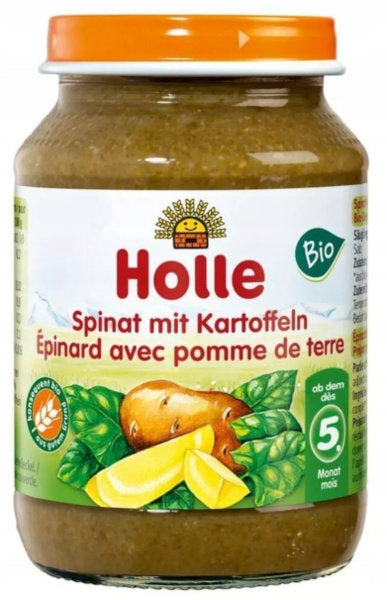 HOLLE BIO Spinach Rich in Iron with Potatoes
