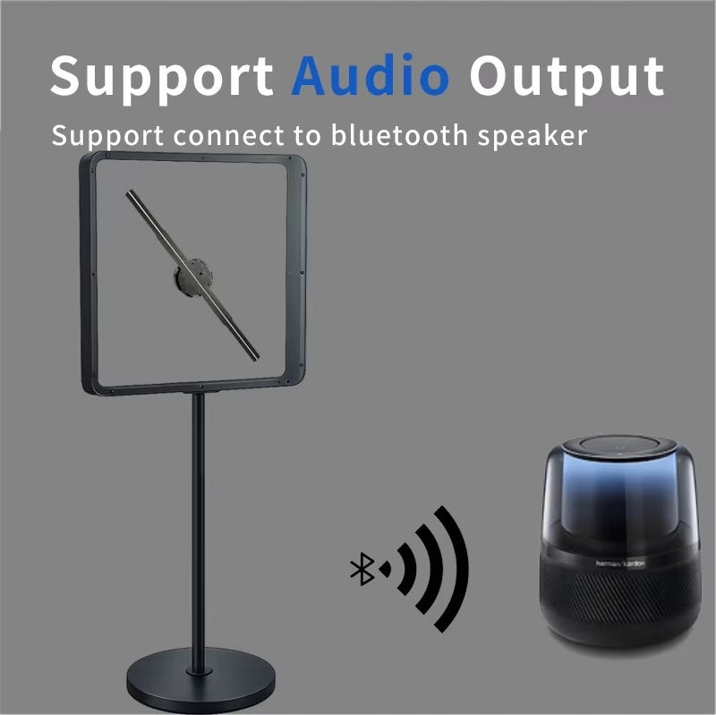 HOLOGRAM 3D ADVERTISING PROJECTOR WITH STAND VIRTUAL 3D ADVERTISING Manufacturer code 5906293406213