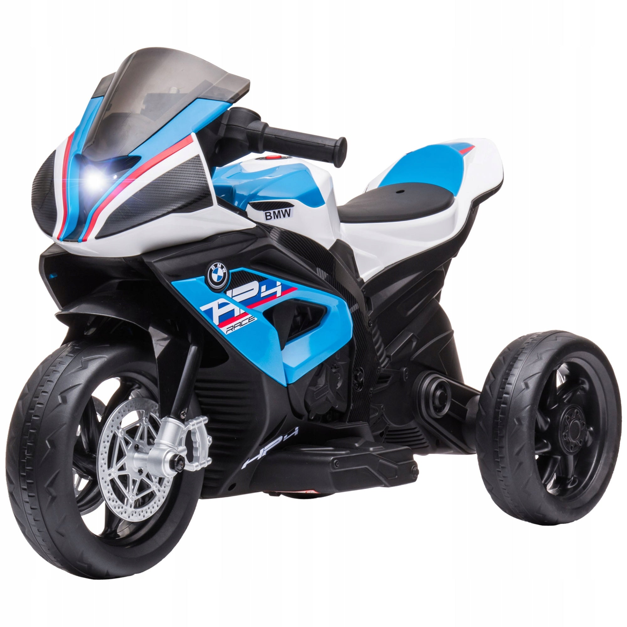 HOMCOM BMW HP4 electric children's motorcycle with music, rider, blue Packaging status original