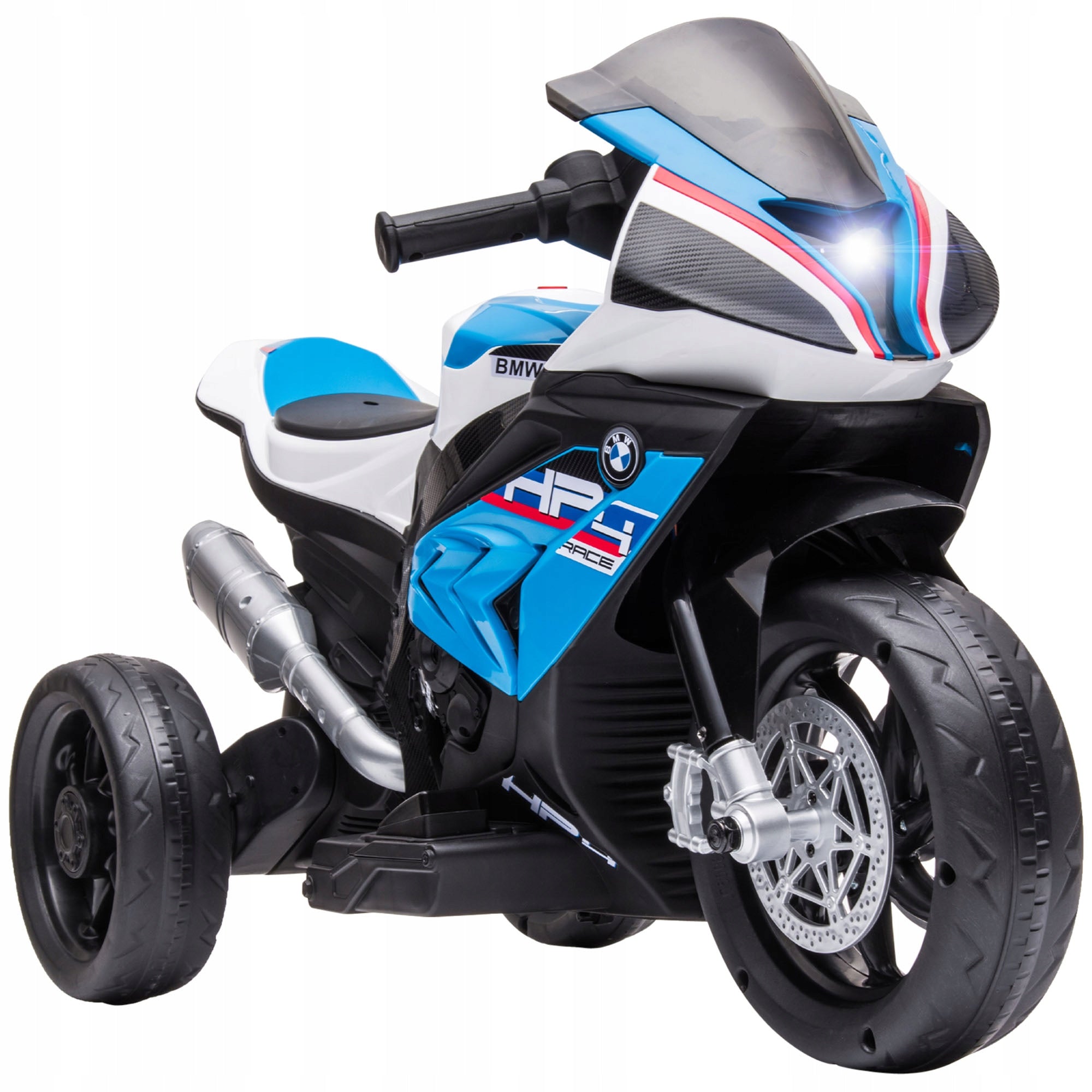 HOMCOM BMW HP4 electric children's motorcycle with music, rider, blue