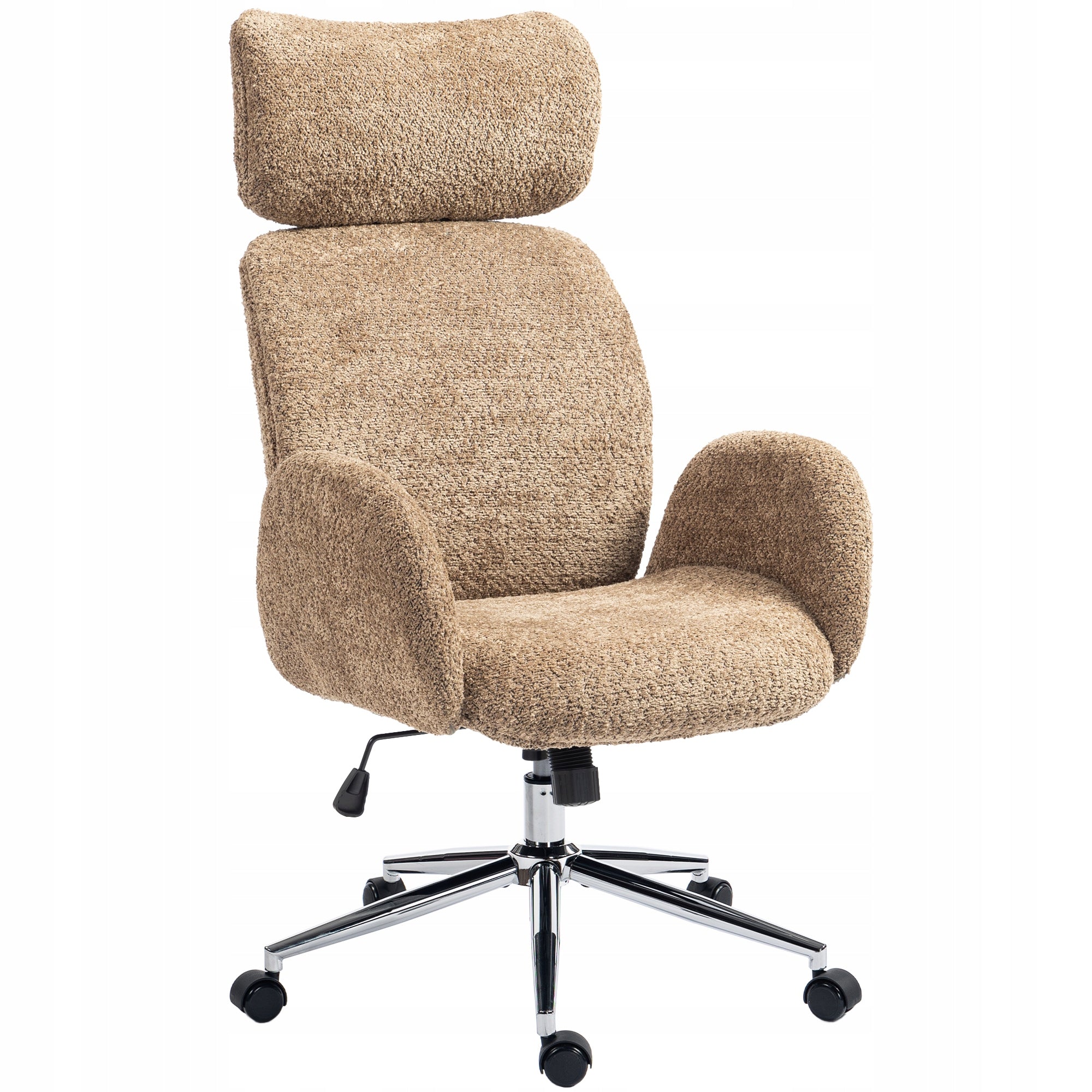 HOMCOM Height adjustable office chair, swivel with armrests