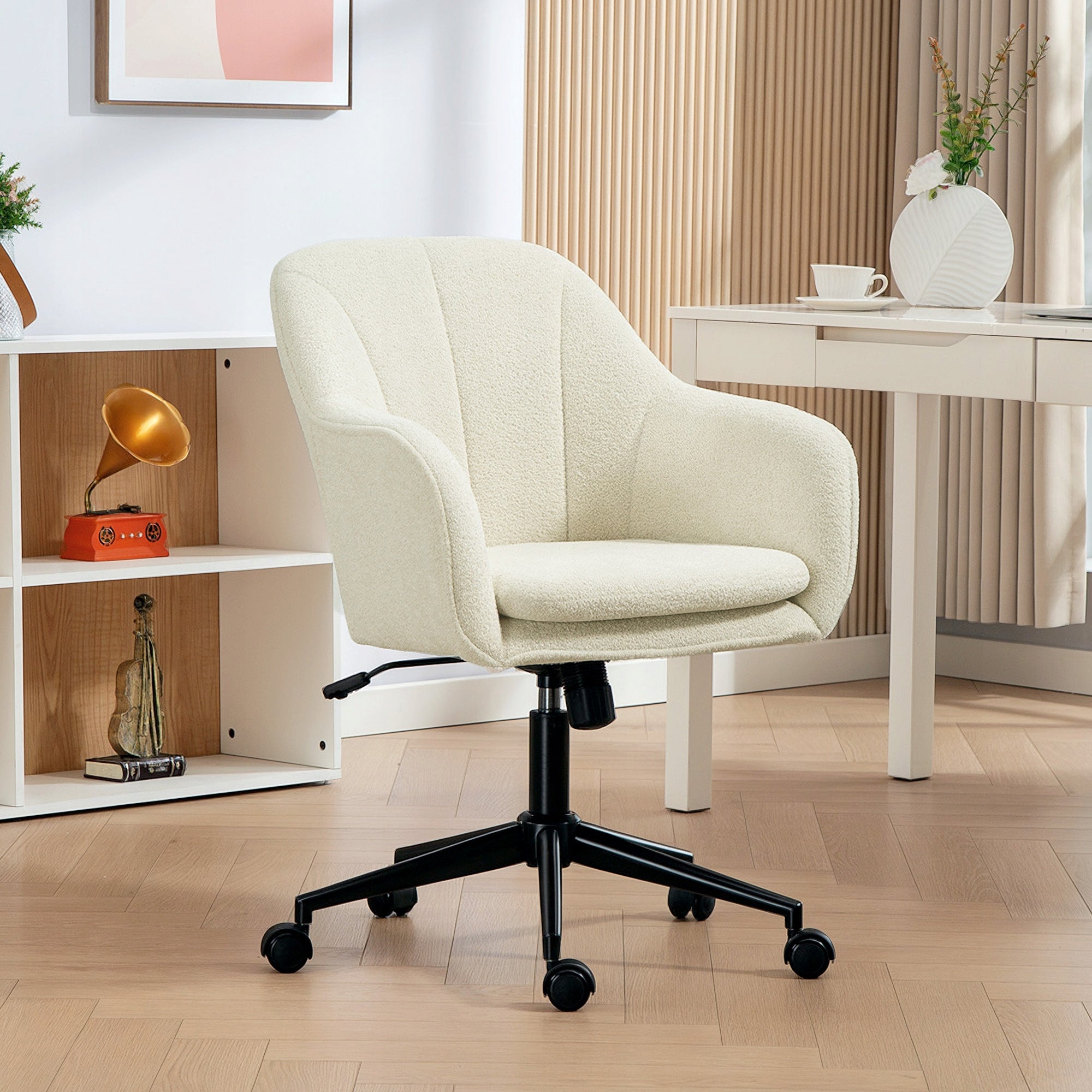 HOMCOM Home Office Chair, with Velvet Finish Medical device no