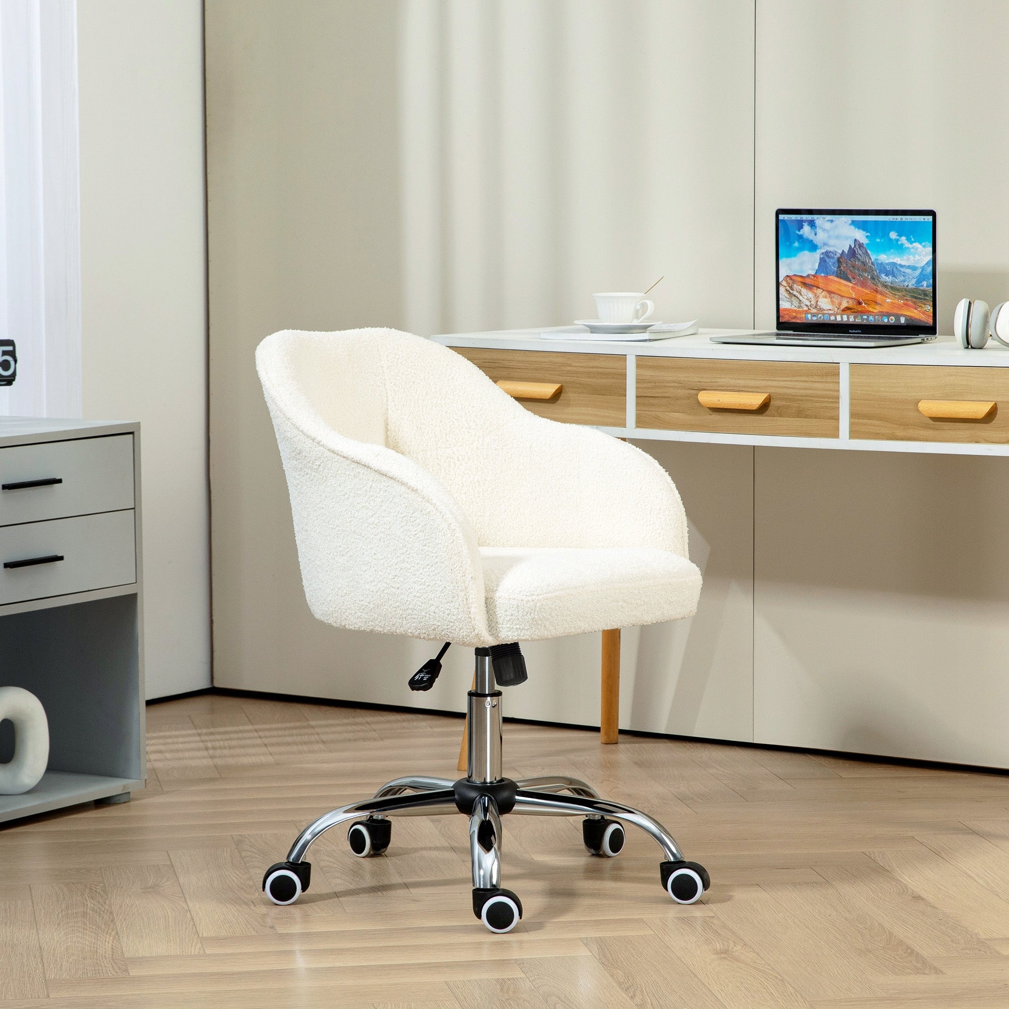 HOMCOM Office chair, Ergonomic swivel chair with rocking function Brand Homcom