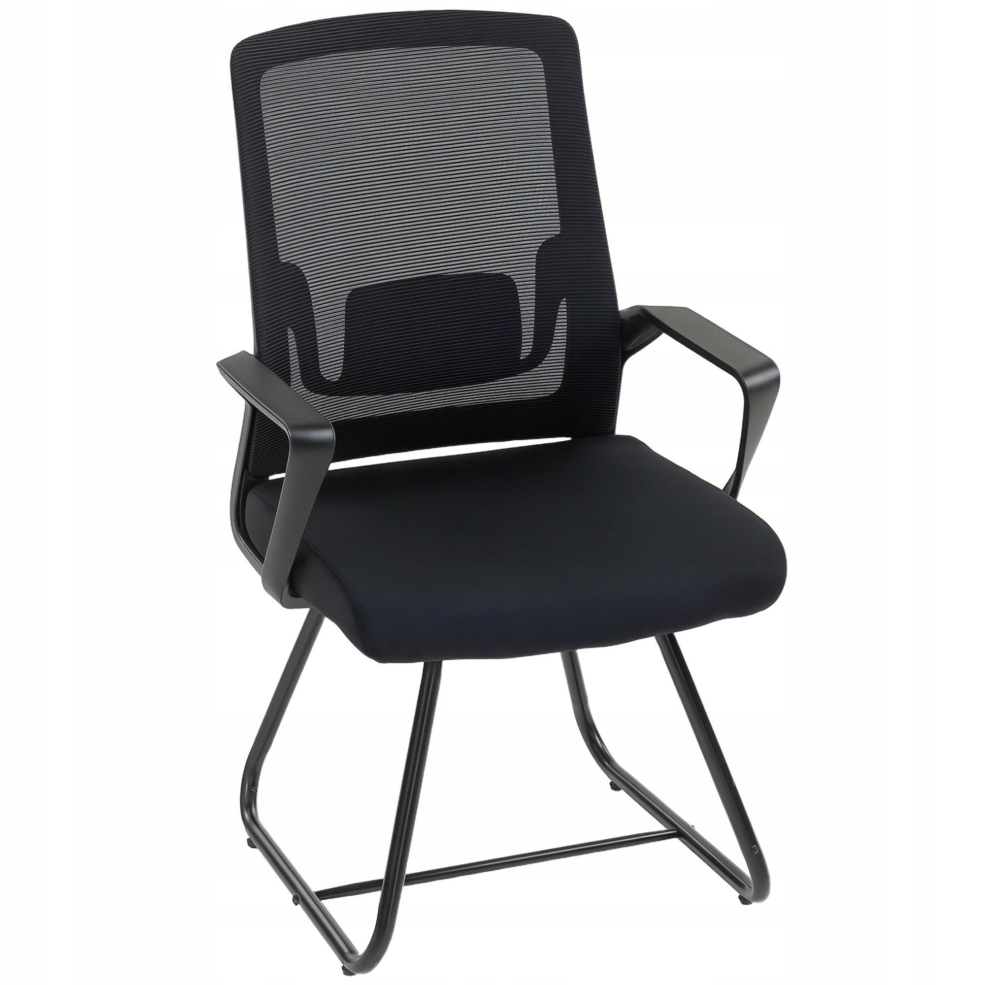 HOMCOM Office chair, armrests, lumbar support, mesh backrest