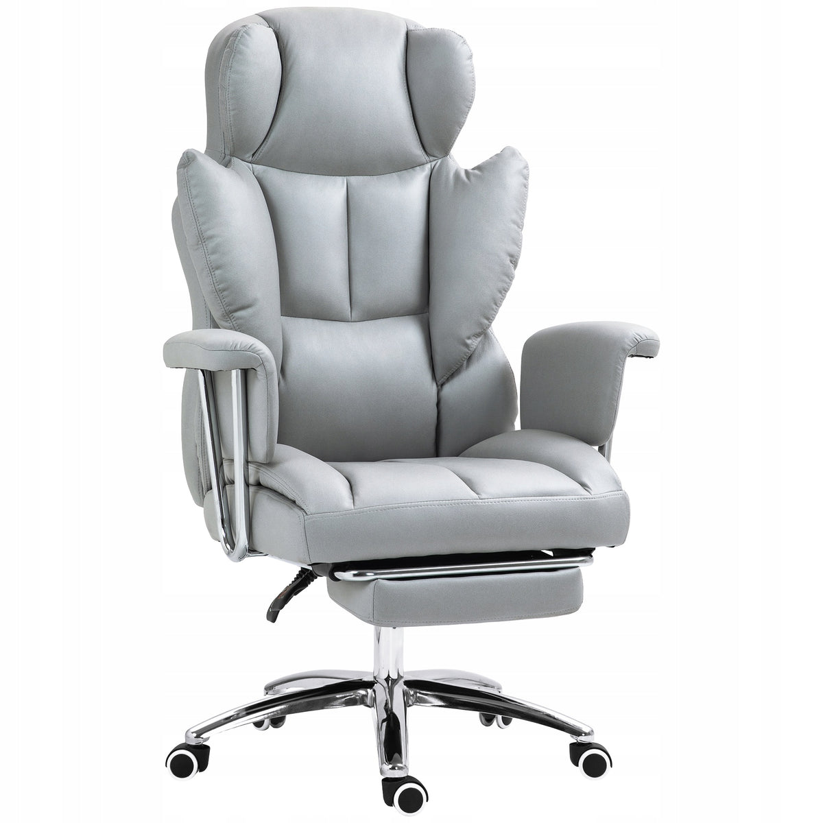 HOMCOM Office chair with reclining function, ergonomic, swivel