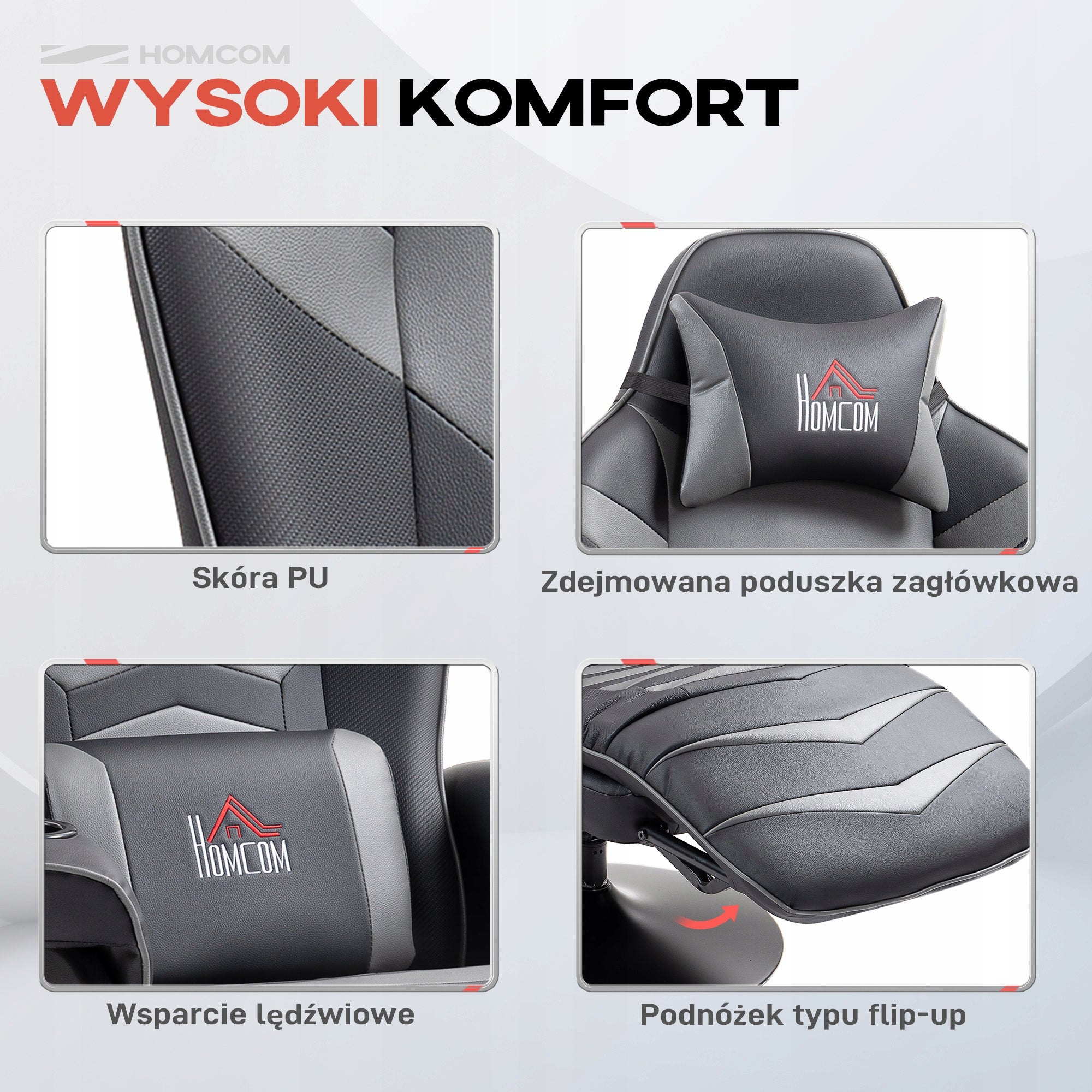 HOMCOM Relaxation chair with massage, electric, with reclining function Furniture width 80 cm