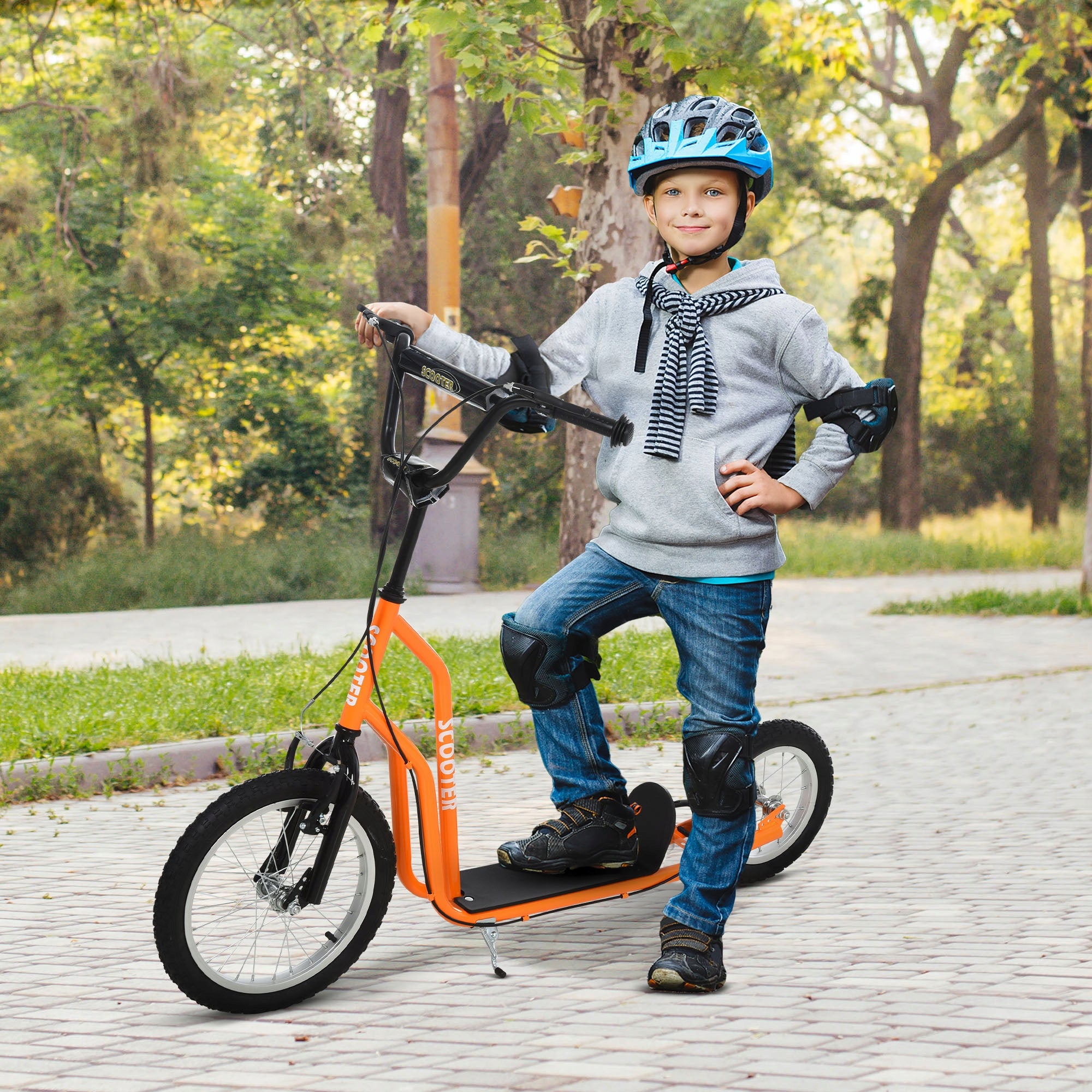 HOMCOM children's scooter city scooter adjustable orange EAN (GTIN) 4251774964579