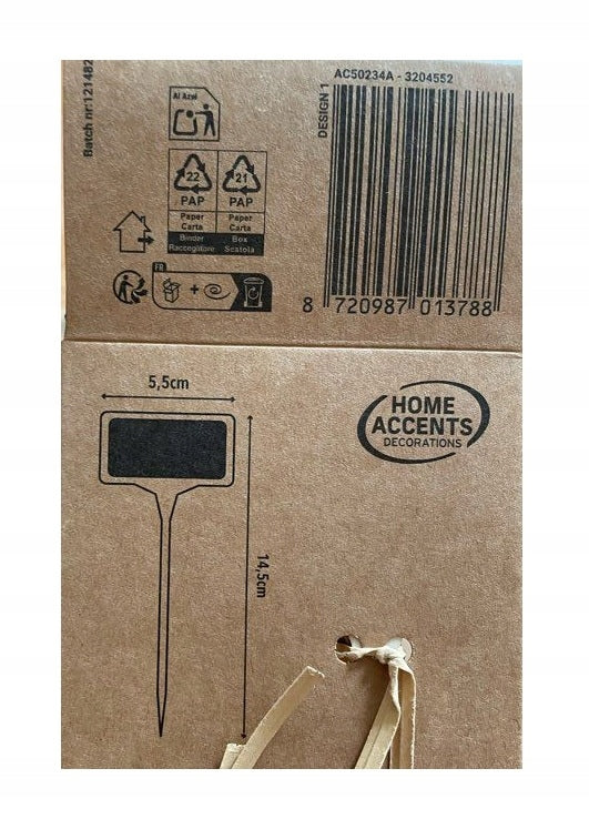 HOME ACCENTS CHALKBOARDS FOR LABELLING PLYWOOD Manufacturer code AC50234A-3204552