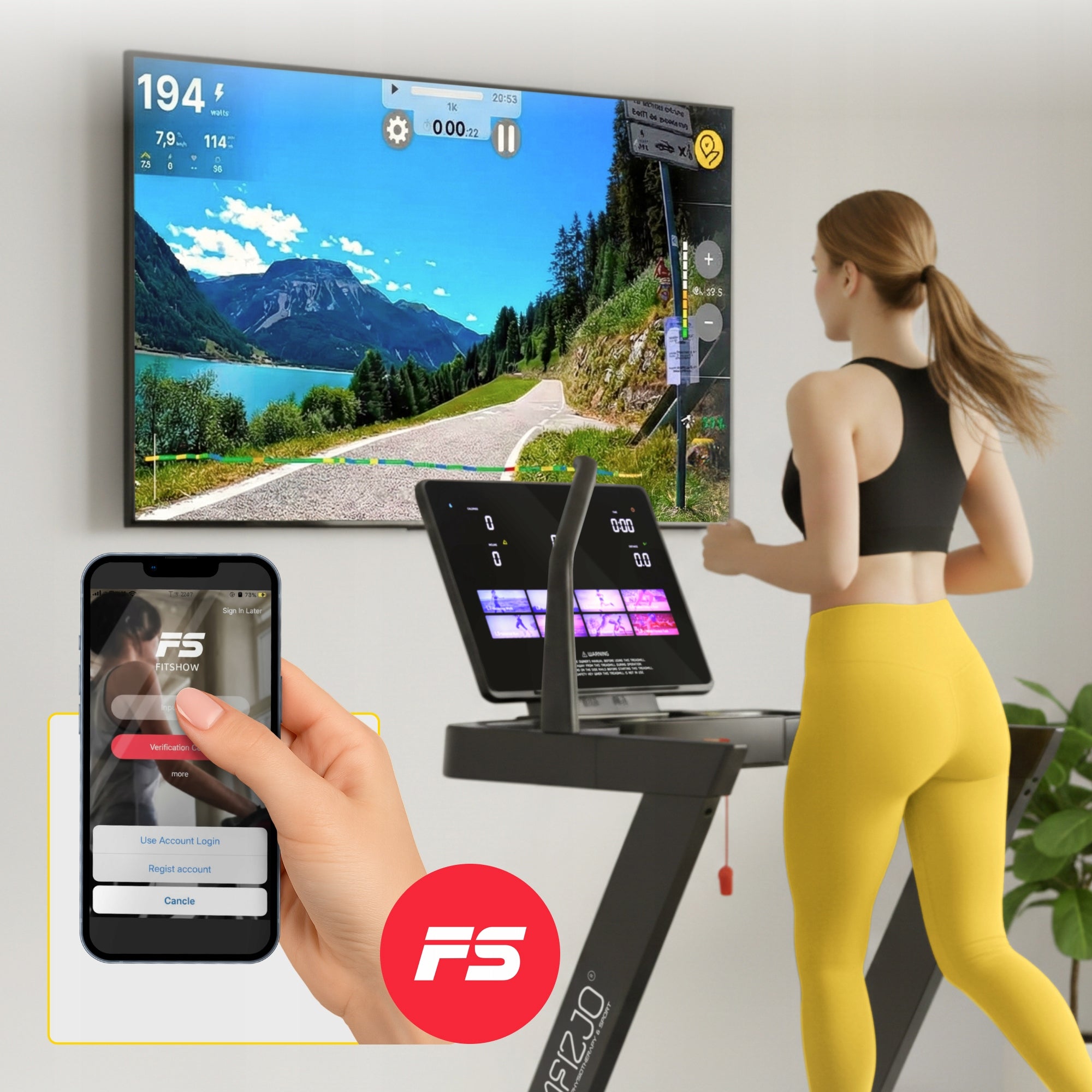 HOME ELECTRIC TRAINING TREADMILL FOLDING FOR FITNESS EXERCISE 120KG Maximum user weight 120 kg