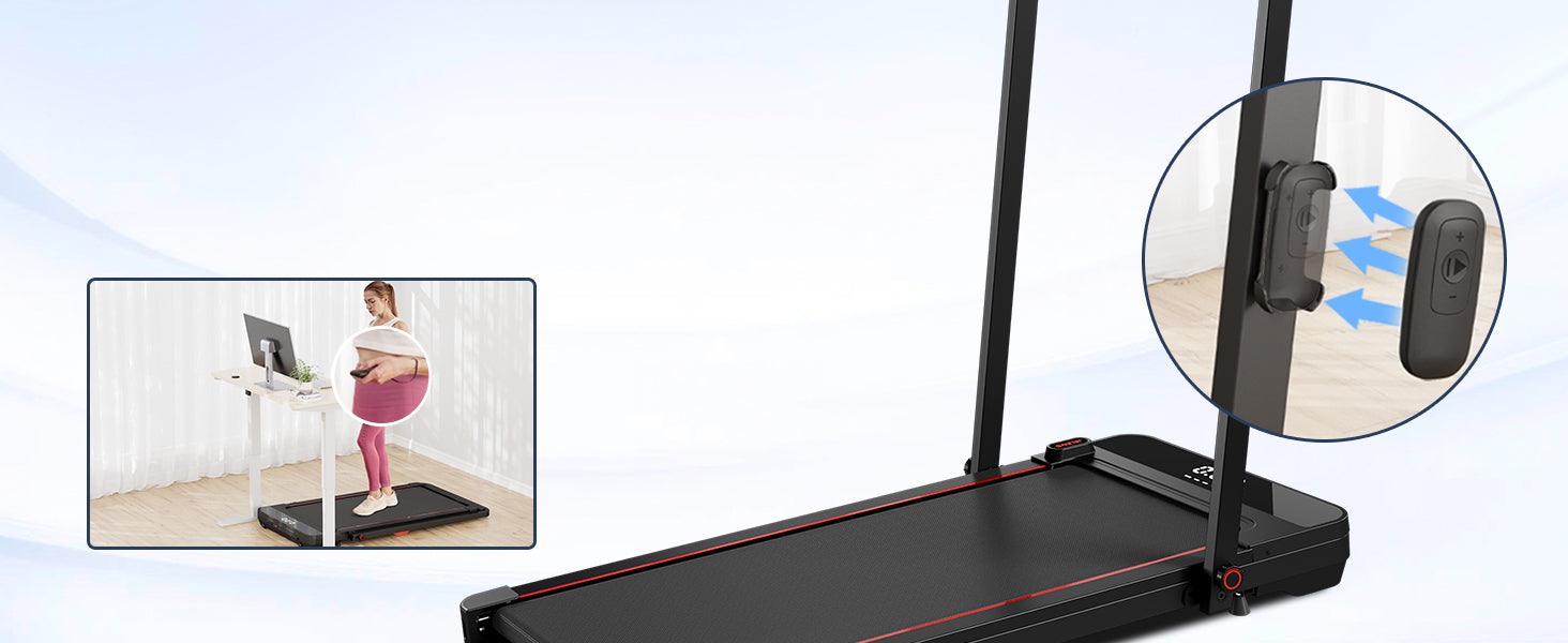 HOME ELECTRIC TREADMILL 2in1 FOLDING FLAT 12 KM/H WITH SHOCK ABSORPTION Kind electric