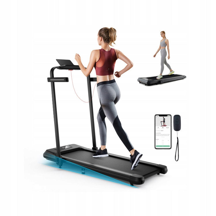 HOME ELECTRIC TREADMILL FLAT FOLDING 15 KM/H TILT ADJUSTMENT Maximum user weight 110 kg