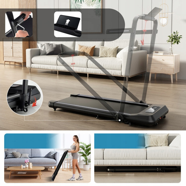 HOME ELECTRIC TREADMILL FLAT FOLDING 15 KM/H TILT ADJUSTMENT Model other