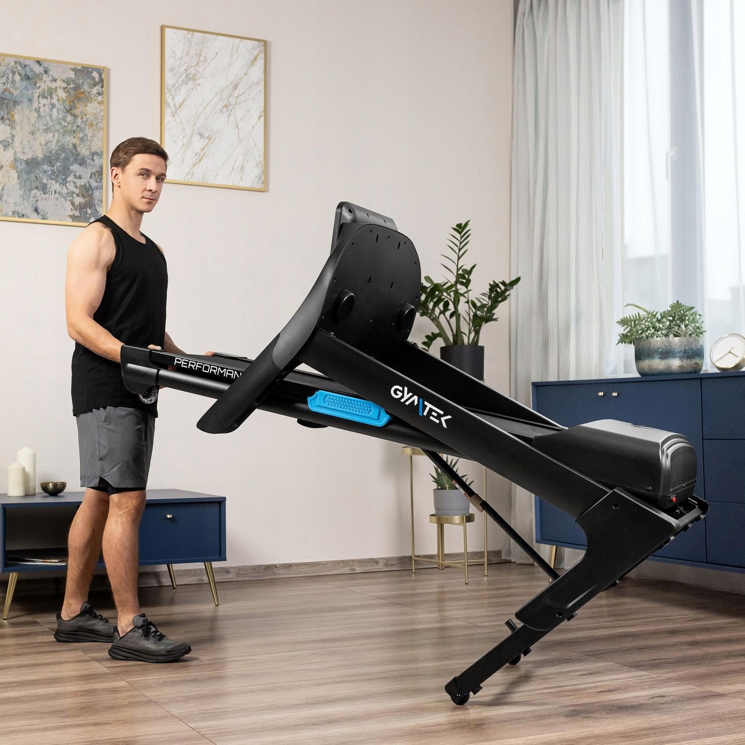 HOME ELECTRIC TREADMILL FOLDING EXERCISE TRAINING XT800 GYMTEK Brand Gymtek