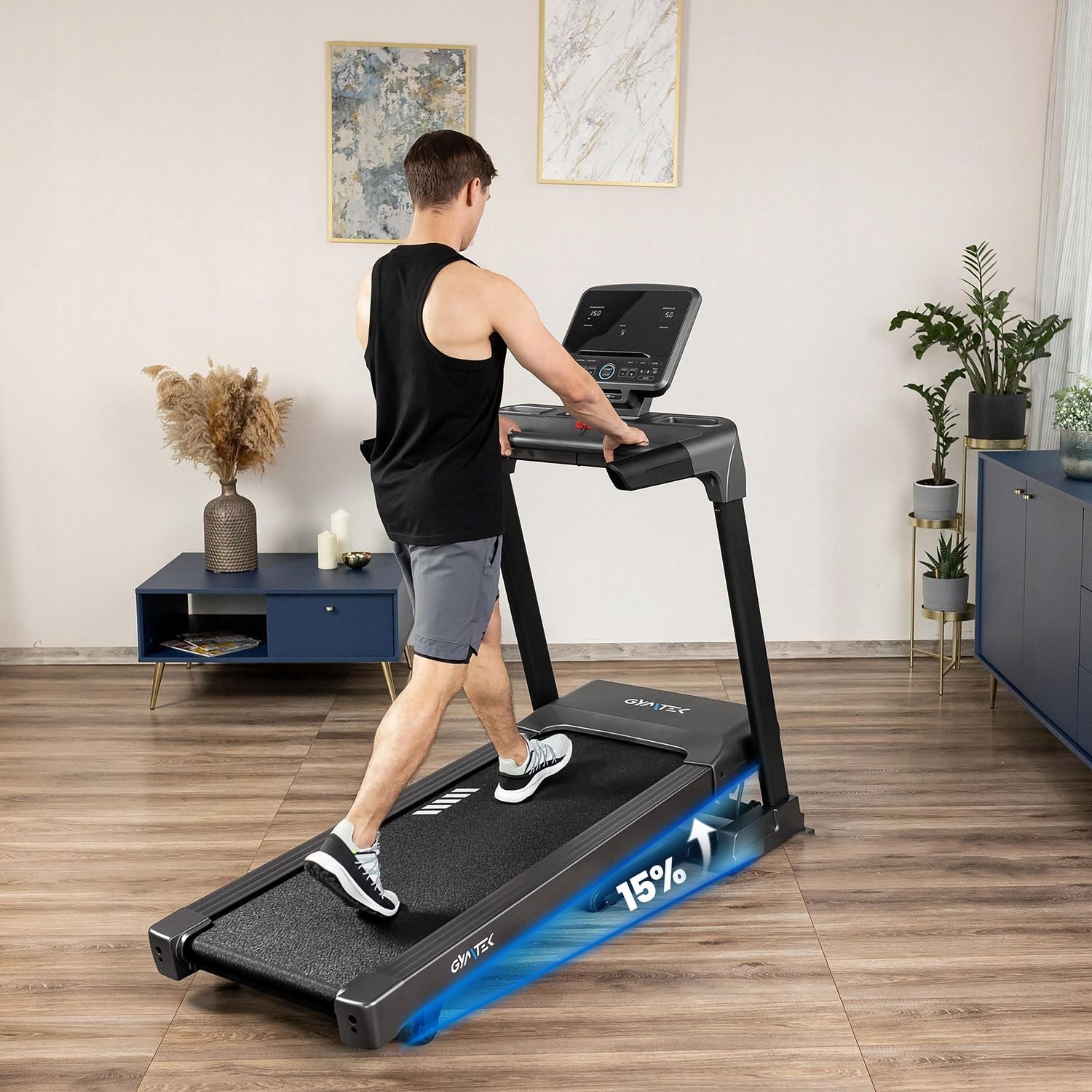 HOME ELECTRIC TREADMILL FOLDING MAGNETIC RUNNING XT850 GYMTEK Kind electric