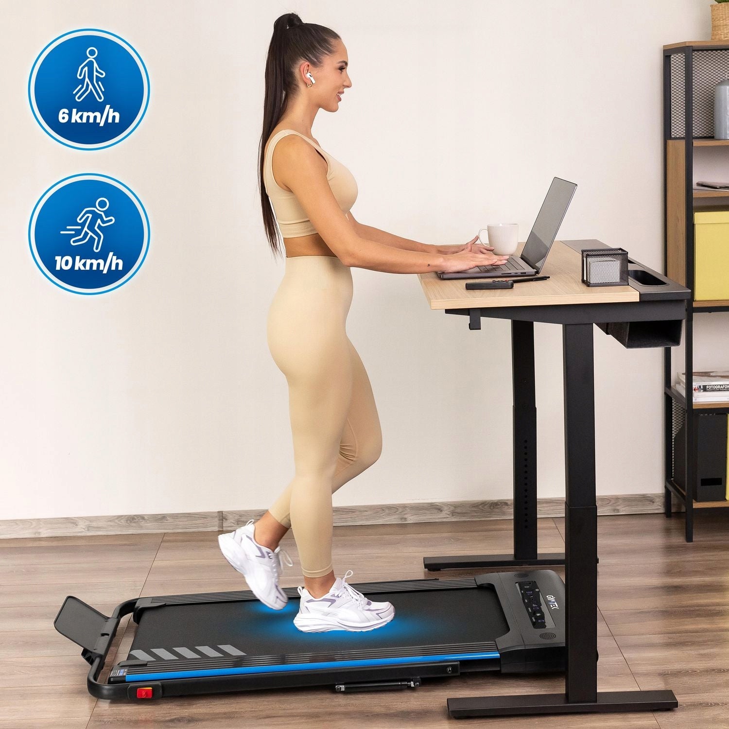 HOME ELECTRIC TREADMILL FOLDING UNDER DESK FOR RUNNING XT400 GYMTEK Kind electric