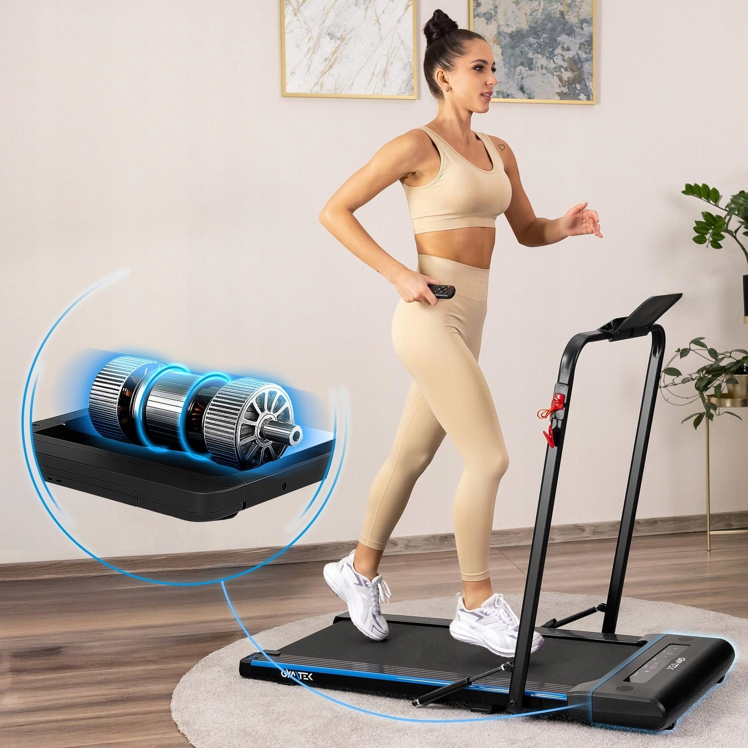 HOME ELECTRIC TREADMILL FOLDING UNDER DESK FOR RUNNING XT400 GYMTEK Model other