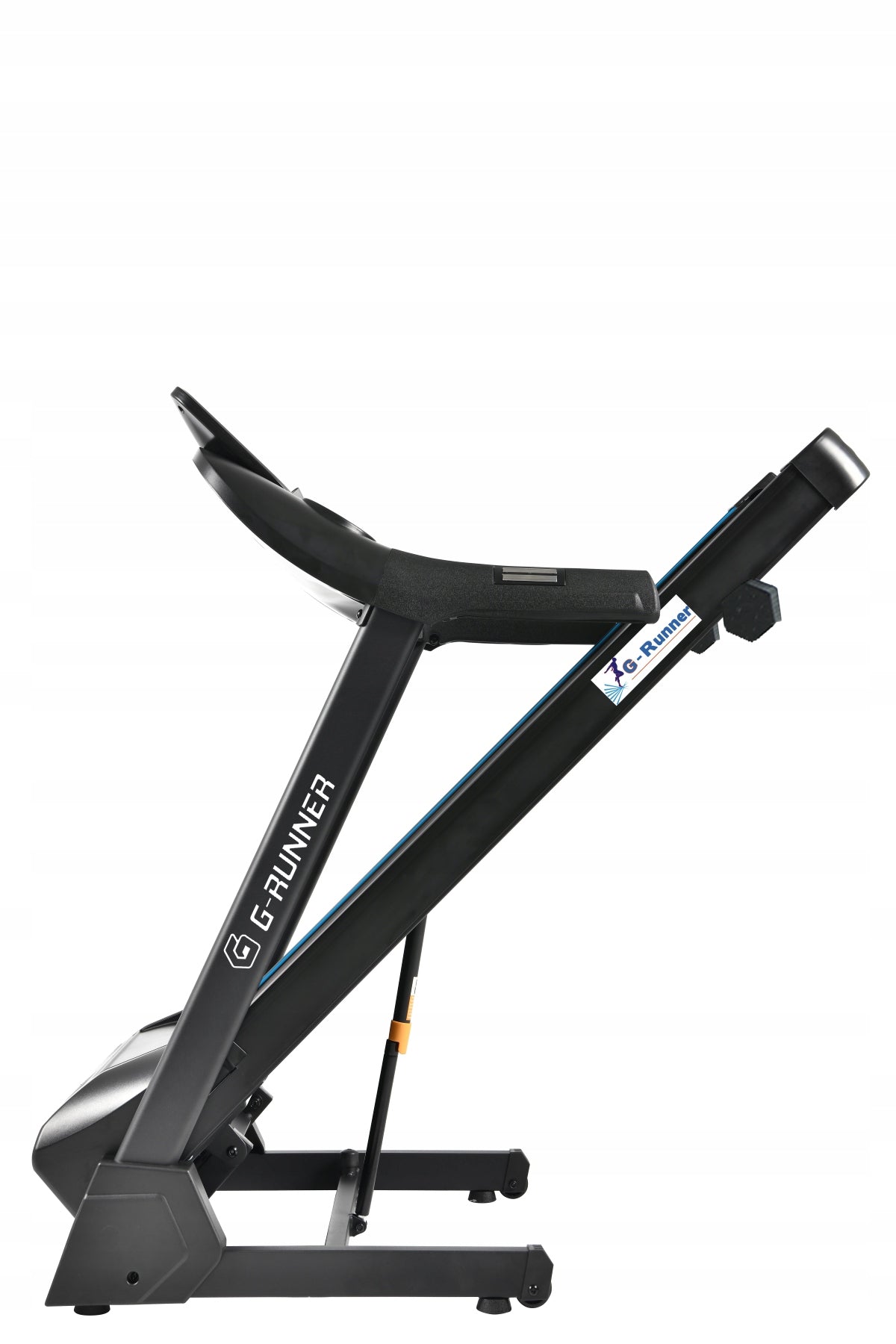 HOME ELECTRIC TREADMILL G-RUNNER 690 ELEVATION USB FOLDING STRONG UP TO 140kg Additional features speakers keyboard shortcuts safety key transport wheels place for water bottle foldable training programs tilt angle adjustment touch sensors USB port display