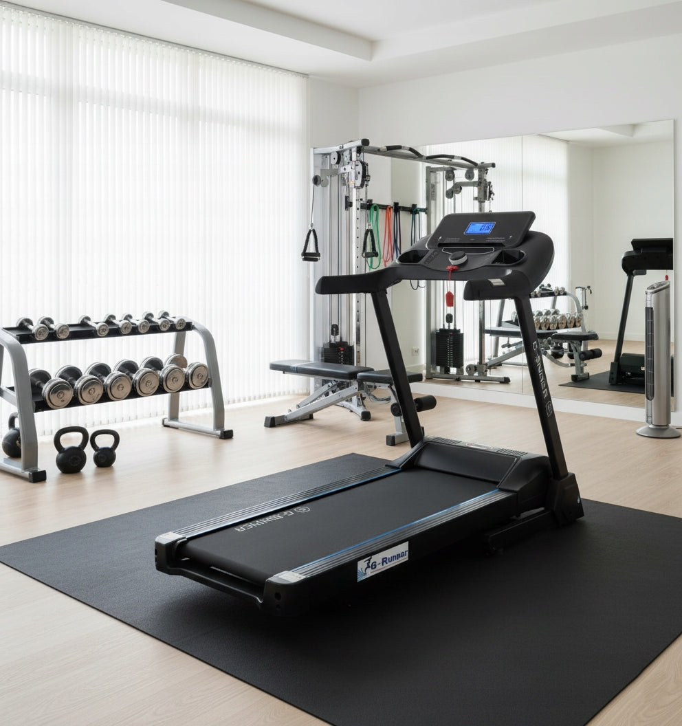 HOME ELECTRIC TREADMILL G-RUNNER 690 ELEVATION USB FOLDING STRONG UP TO 140kg Model 690 Classic