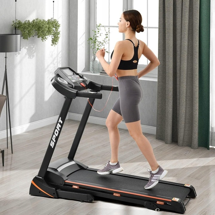HOME ELECTRIC TREADMILL HRS T-280 SHOCK ABSORPTION FOLDING, APPLICATION Manufacturer code T-280