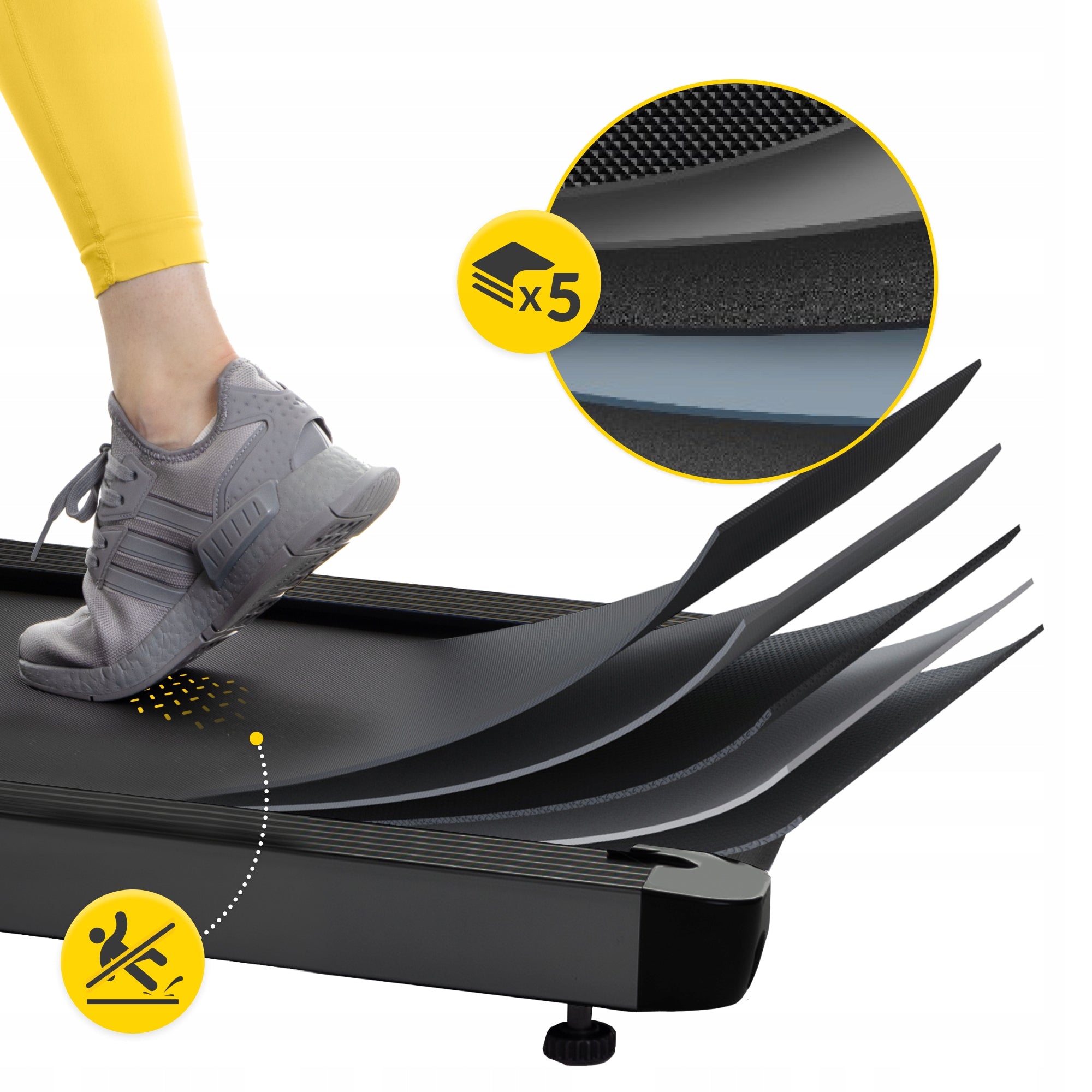 HOME ELECTRIC TREADMILL UNDER DESK FOLDING SCREEN APPLICATION SMART PURE Kind electric