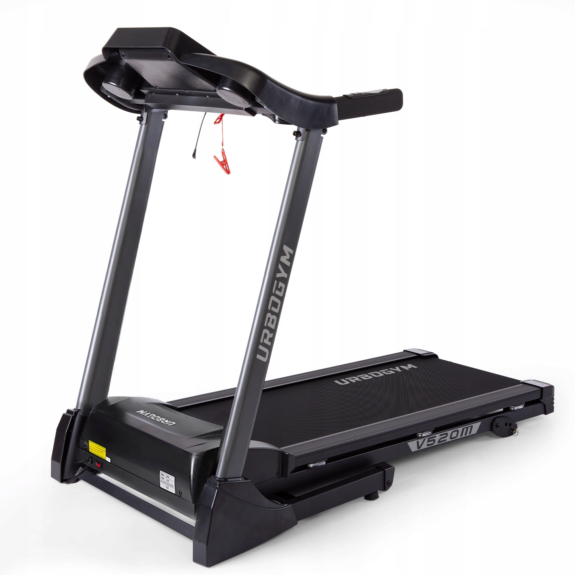 HOME ELECTRIC TREADMILL V520 SHOCK ABSORPTION TILT ADJUSTMENT FOLDING Measurements training duration distance speed pulse burned calories